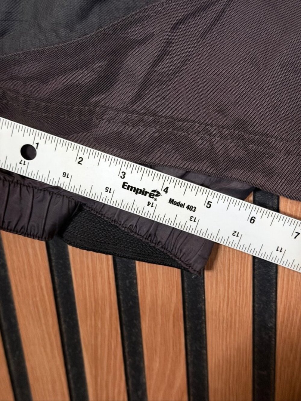 REI Pants Medium Mens Black Pocket Zip Nylon Stretch Stretch Waist - Picture 6 of 9